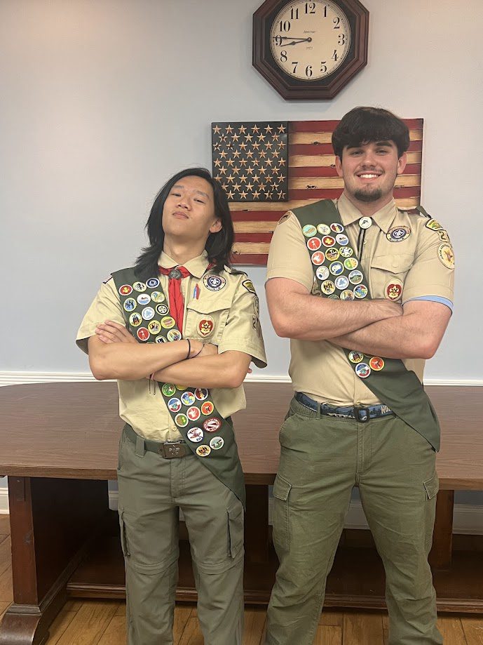Michael Chao, Brian Keating earn the rank of Eagle Scouts with Troop 201 Herricks