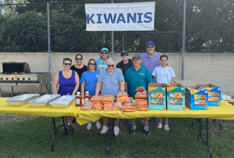 Hundreds of hot dogs given to campers at annual event