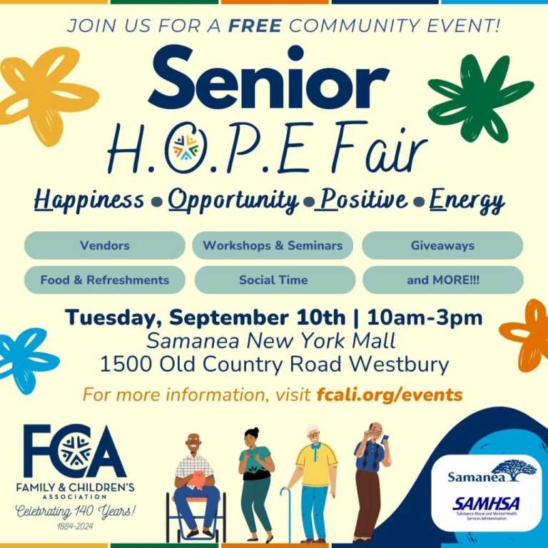 FCA to host Senior H.O.P.E Fair