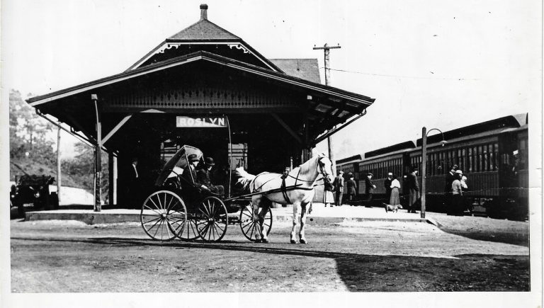 Forging connections: The early history of Roslyn Station and the Long Island Rail Road