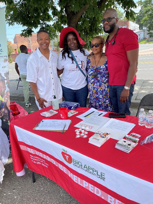 Legislator Solages supports NY Friends of Haiti Health Fair in Elmont