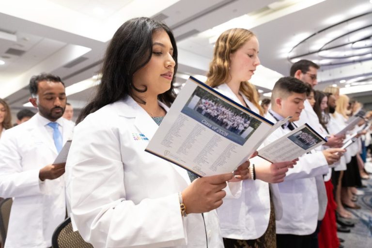 Zucker School of Medicine celebrates the Class of 2028’s transition to medical professionals during14 White Coat Ceremony