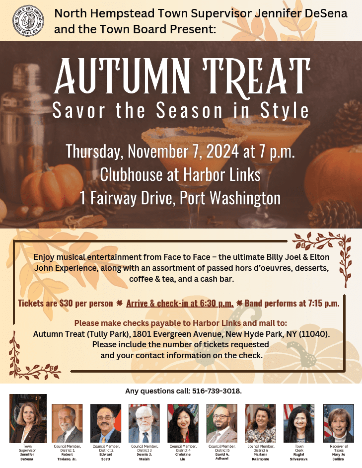 North Hempstead to Host Autumn Treat