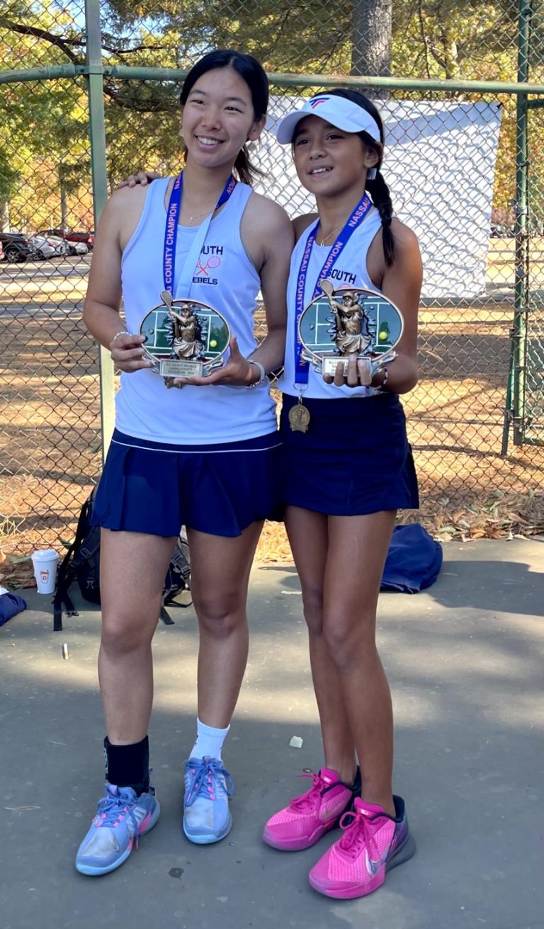 Great Neck South doubles team wins county crown; Port girls lose in final to Syosset