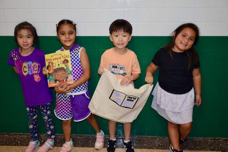 New library activity at Hillside Grade School