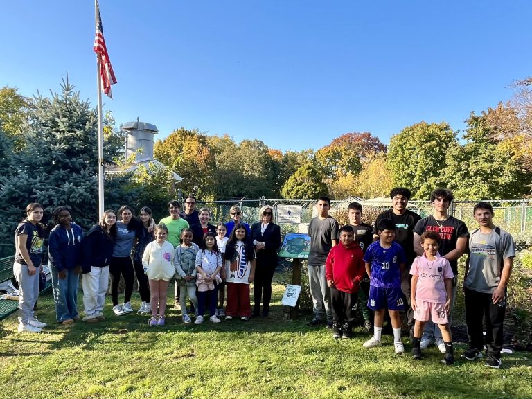 Glen Cove celebrates youth community garden and Monarch Waystation