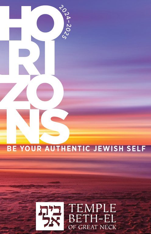 Temple Beth-El publishes Horizons, a catalog offering a year of events Temple Beth-El publishes Horizons, a catalog offering a year of events