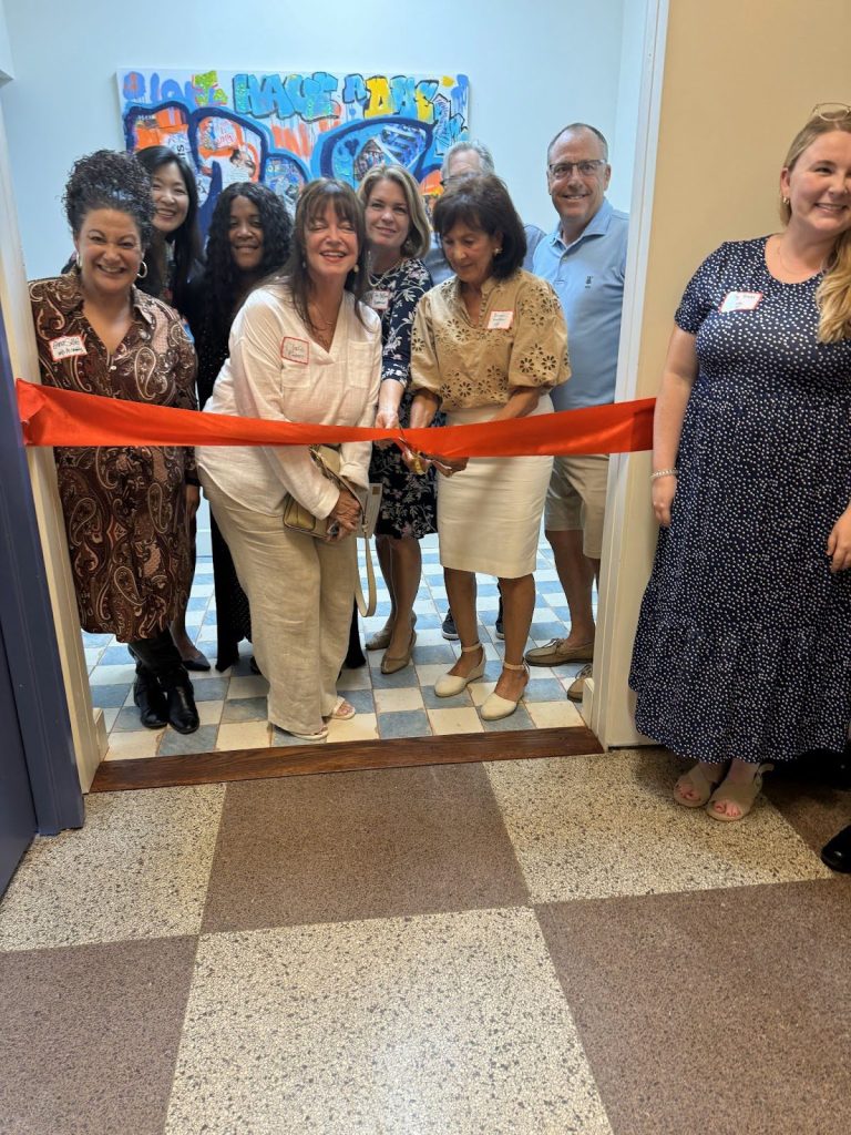 Assembly Member Gina Sillitti attends the re-opening of renovated Adventures in Learning classrooms at the Manhasset EOC